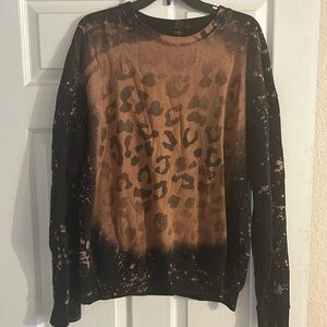 Bleached Leopard Sweatshirt